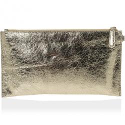 مملوكة مسبقًا MICHAEL Michael Kors Bronze Large Clutch Bag