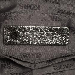 MICHAEL Michael Kors Gunmetal Large Jet Set Clutch Bag