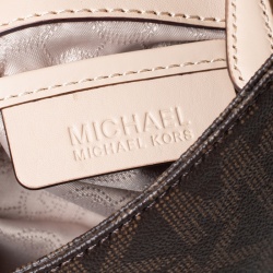 Michael Michael Kors PVC Large Jet Set Travel Messenger Bag