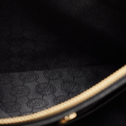 Pre Owned MICHAEL Michael Kors Black Leather Sutton Tote