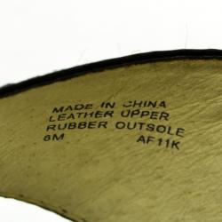 Pre Owned MICHAEL Michael Kors Black Patent Ankle Strap Sandals Size 38.5