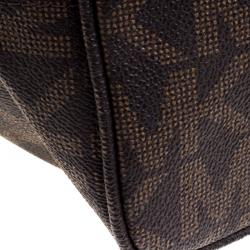 مملوكة مسبقًا Michael Michael Kors Dark Brown Python Embossed Signature Leather Jetset Tote