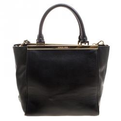 Pre Owned حقيبة مايكل كورس جلد أسود