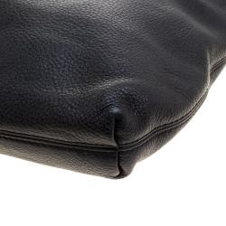 مملوكة مسبقًا Michael Kors Black Leather Shoulder Bag