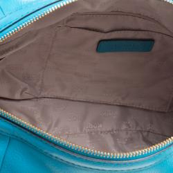 مملوكة مسبقًا حقيبة كتف مايكل كورس جلد تركواز