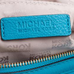مملوكة مسبقًا حقيبة كتف مايكل كورس جلد تركواز