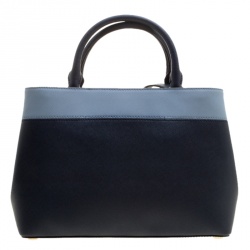 Pre Owned حقيبة يد مايكل مايكل كورس هيلي جلد كحلية