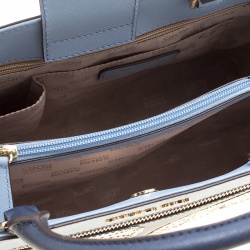 Pre Owned حقيبة يد مايكل مايكل كورس هيلي جلد كحلية