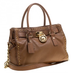 Pre Owned حقيبة مايكل مايكل كروس هاميلتون ايست/ ويست جلد بنية