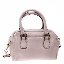 Pre Owned حقيبة مايكل مايكل كورس شراشيب بدفورد جلد وردية فاتحة