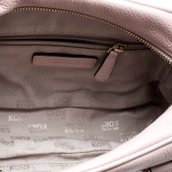 Pre Owned حقيبة مايكل مايكل كورس شراشيب بدفورد جلد وردية فاتحة