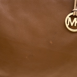 Pre Owned حقيبة يد مايكل مايكل كرس جت ست جلد بنية