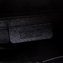 Pre Owned Michael Michael Kors Black Leather Hamilton Tote