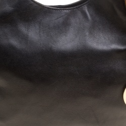 Pre Owned MICHAEL Michael Kors Black Leather Shoulder Bag