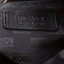 Pre Owned MICHAEL Michael Kors Black Leather Shoulder Bag