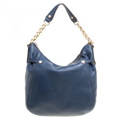 Michael Michael Kors Navy Blue Leather Hobo