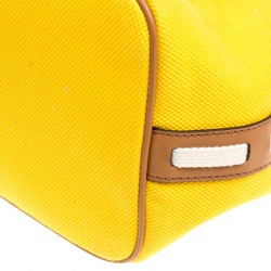 Pre Owned Michael Kors Yellow Canvas Anchor Tote