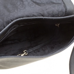 مملوكة مسبقًا Michael  Michael Kors Black Leather Bedford Crossbody Bag