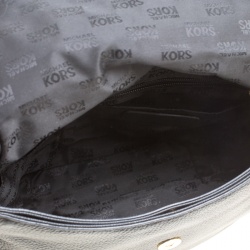 Pre Owned Michael Michael Kors Black Leather Bedford Top Handle Bag