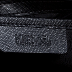 Pre Owned Michael Michael Kors Black Saffiano Leather Medium Selma Tote