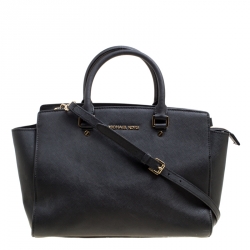 Pre Owned حقيبة يد مايكل كورس سيلما متوسطة جلد سافيانو برتقالية