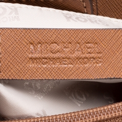Michael Michael Kors Brown Leather Top Handle Bag