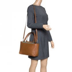 Michael Michael Kors Brown Leather Top Handle Bag