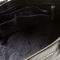 Pre Owned Michael Michael Kors Black Leather Ciara Tote