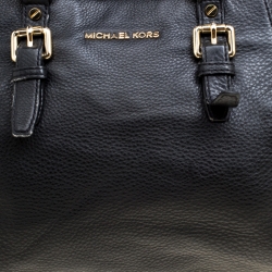 Pre Owned Michael Michael Kors Black Leather Ciara Tote