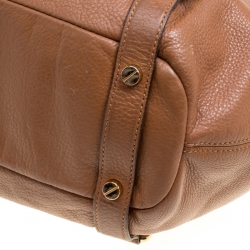 Pre Owned حقيبة مايكل مايكل كورس بيدفورد جلد بني