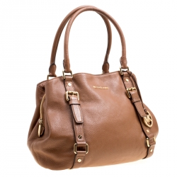 Pre Owned حقيبة مايكل مايكل كورس بيدفورد جلد بني