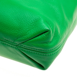 Pre Owned حقيبة كتف مايكل مايكل كورس وستون متوسطة جلد خضراء