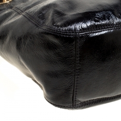 Pre Owned حقيبة يد مايكل مايكل كورس سلسلة ليلي متوسطة جلد سوداء