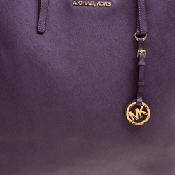 Pre Owned حقيبة شوبر مايكل كورس جلد أسود