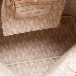 Pre Owned حقيبة يد مايكل كورس جتست تنقيط بولكا بيضاء/ سوداء