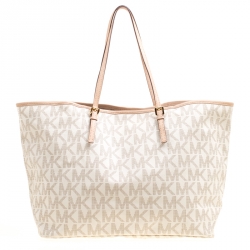 Pre Owned حقيبة يد مايكل كورس جتست تنقيط بولكا بيضاء/ سوداء