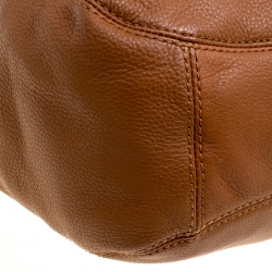 Pre Owned Michael Michael Kors Brown Leather Fulton Hobo