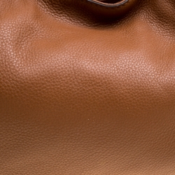 Pre Owned Michael Michael Kors Brown Leather Fulton Hobo