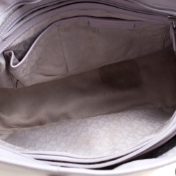 Pre Owned حقيبة يد مايكل مايكل كورس جت ست جلد سافيانو بنفسجية فاتحة