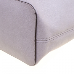 Pre Owned حقيبة يد مايكل مايكل كورس جت ست جلد سافيانو بنفسجية فاتحة