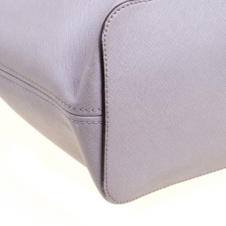 Pre Owned حقيبة يد مايكل مايكل كورس جت ست جلد سافيانو بنفسجية فاتحة