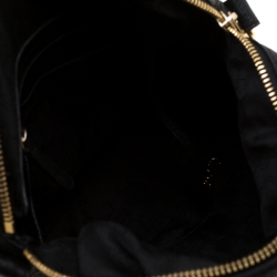 Pre Owned MICHAEL Michael Kors Black Leather Bedford Top Handle Bag