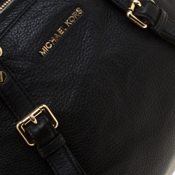 Pre Owned MICHAEL Michael Kors Black Leather Bedford Top Handle Bag