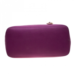 Pre Owned حقيبة يد مايكل مايكل كورس سفر جت ست جلد سافيانو بنفسجية