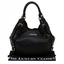 Pre Owned حقيبة مايكل مايكل كورس بدفورد جلد سوداء