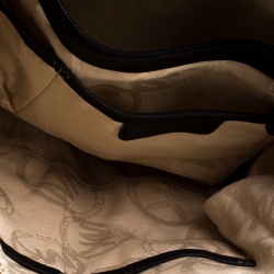 Pre Owned MICHAEL Michael Kors Black Leather Hobo