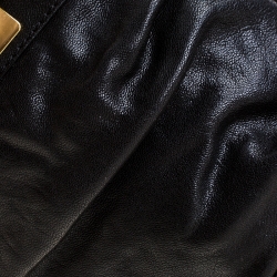 Pre Owned MICHAEL Michael Kors Black Leather Hobo