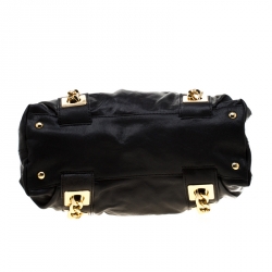 Pre Owned MICHAEL Michael Kors Black Leather Hobo