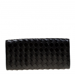 Pre Owned حقيبة كلتش مايكل مايكل كورس نيوبيري جلد أسود مغزول