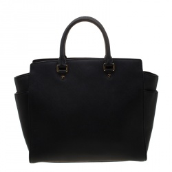 Pre Owned حقيبة يد مايكل كورس سيلما متوسطة جلد سافيانو برتقالية